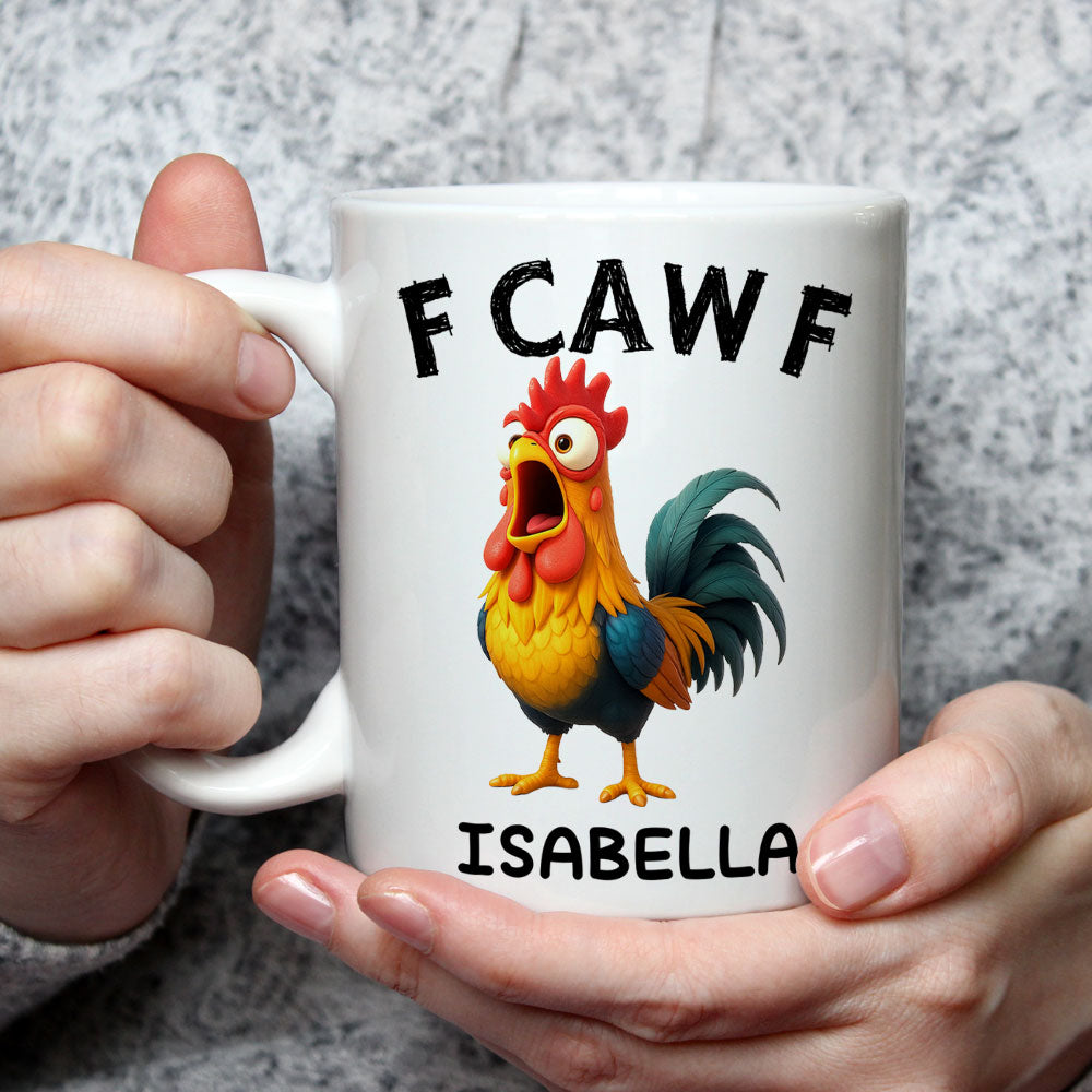 Custom Coworker, Christmas & Birthday Team Appreciation Gift • Fueled By Pure Cawfee Power - Personalized Coffee Mug