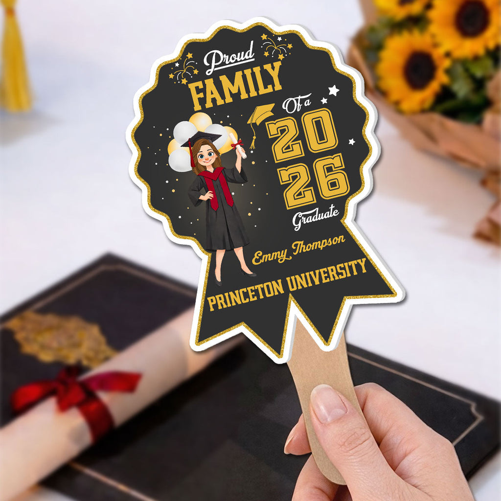Proud Of You - Personalized Hand Fan