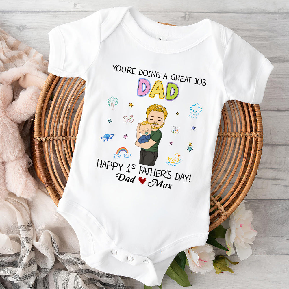 I Am Lucky - Personalized Baby Onesie