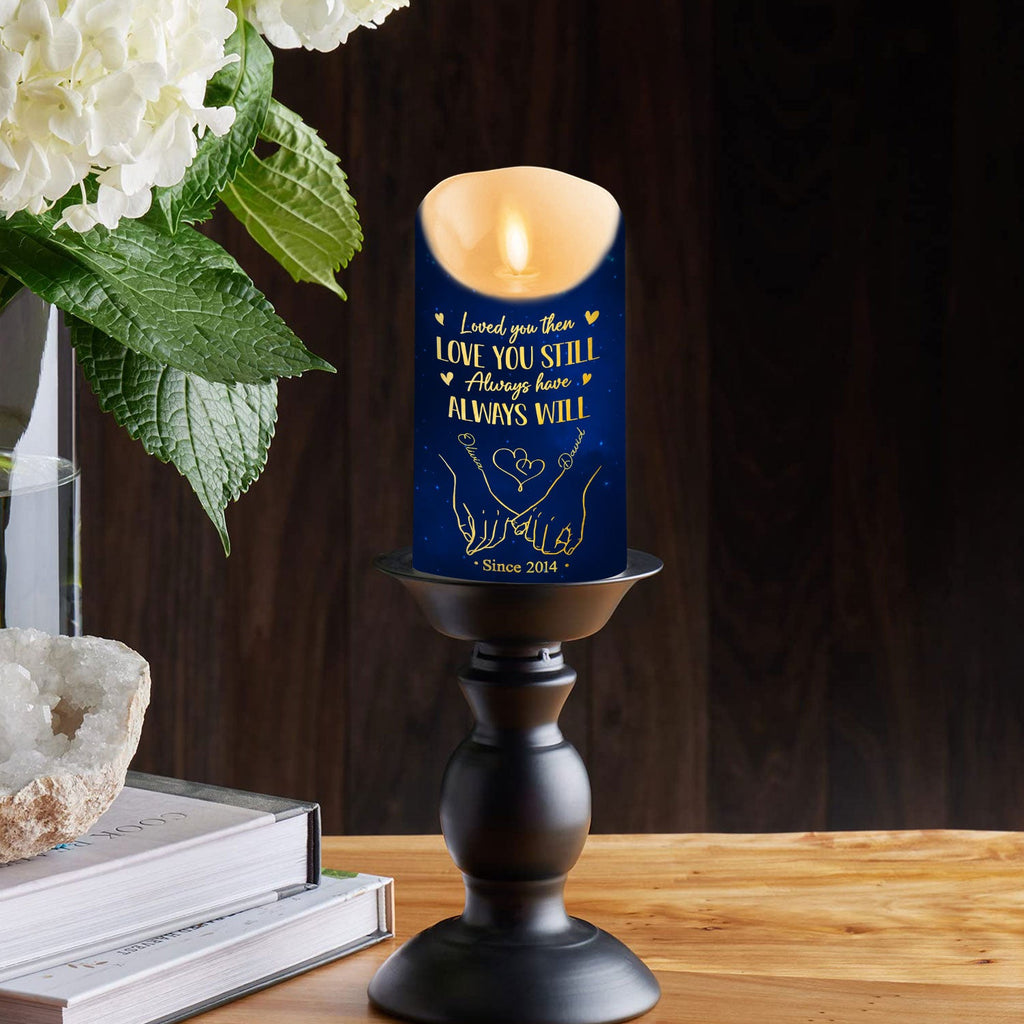 Love You Still - Personalized LED Candle