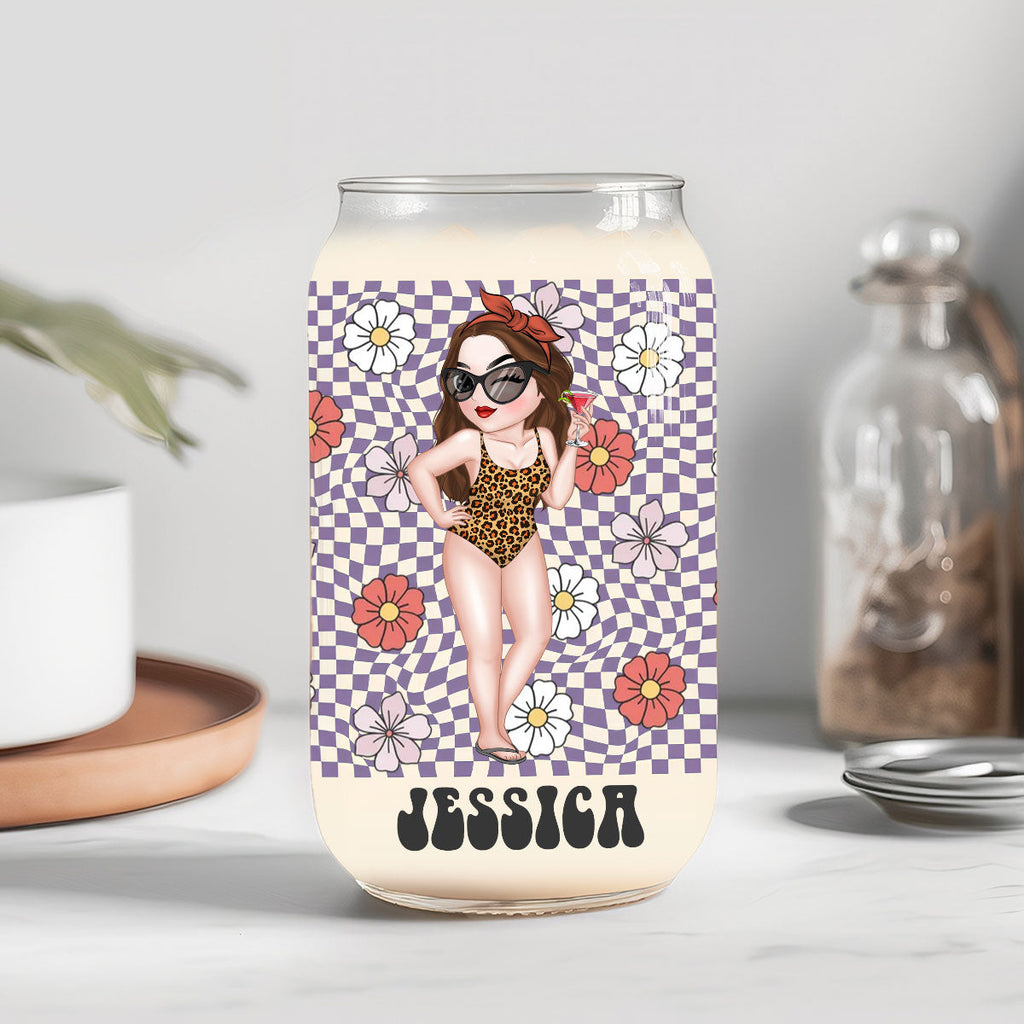Retro Style - Personalized Glass Can