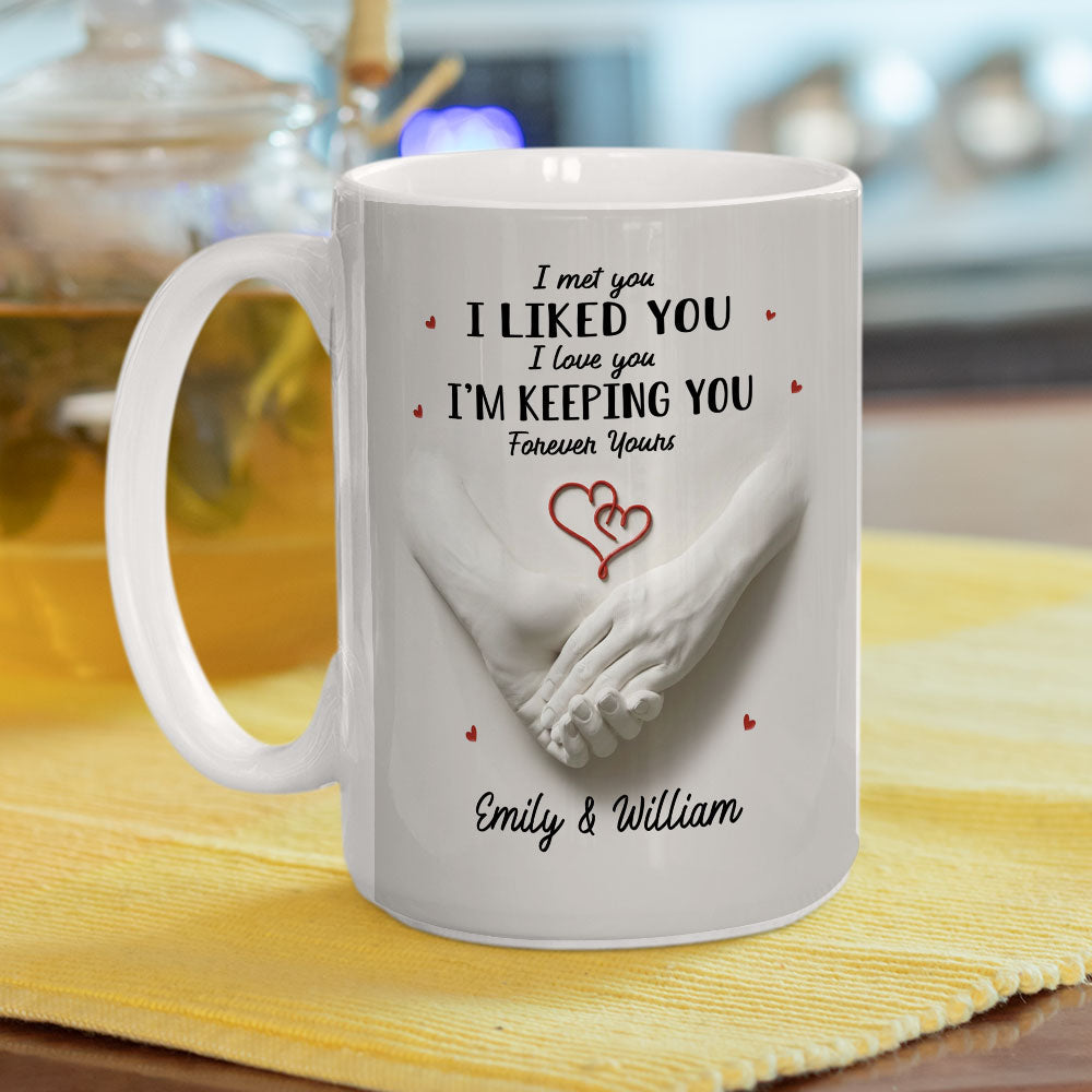 Custom Anniversary Keepsake Gifts For Couple • Just The Two of Us - Personalized Coffee Mug