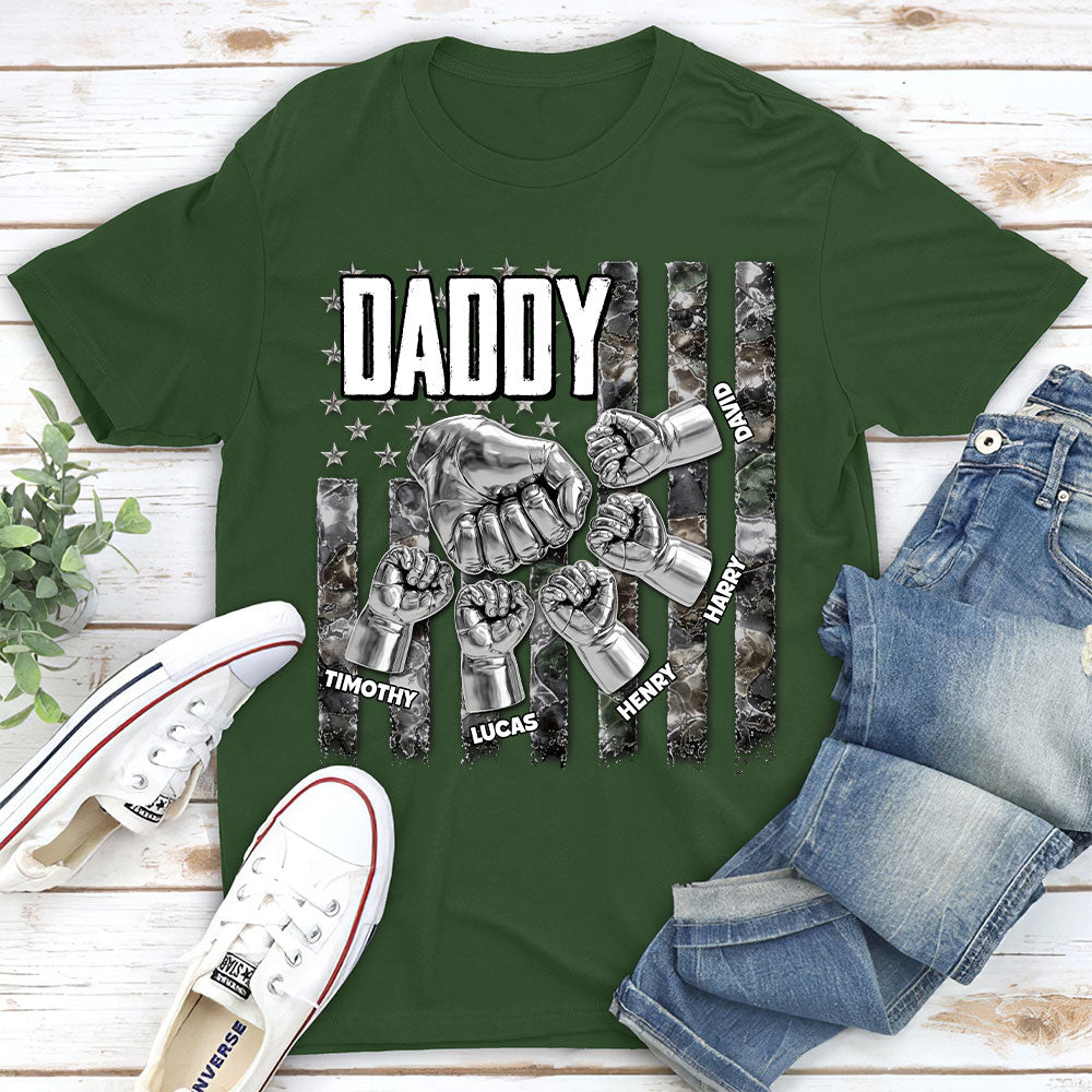 Custom Father's Day, Special Gift for Dad & Grandpa • Papa King - Personalized Shirt