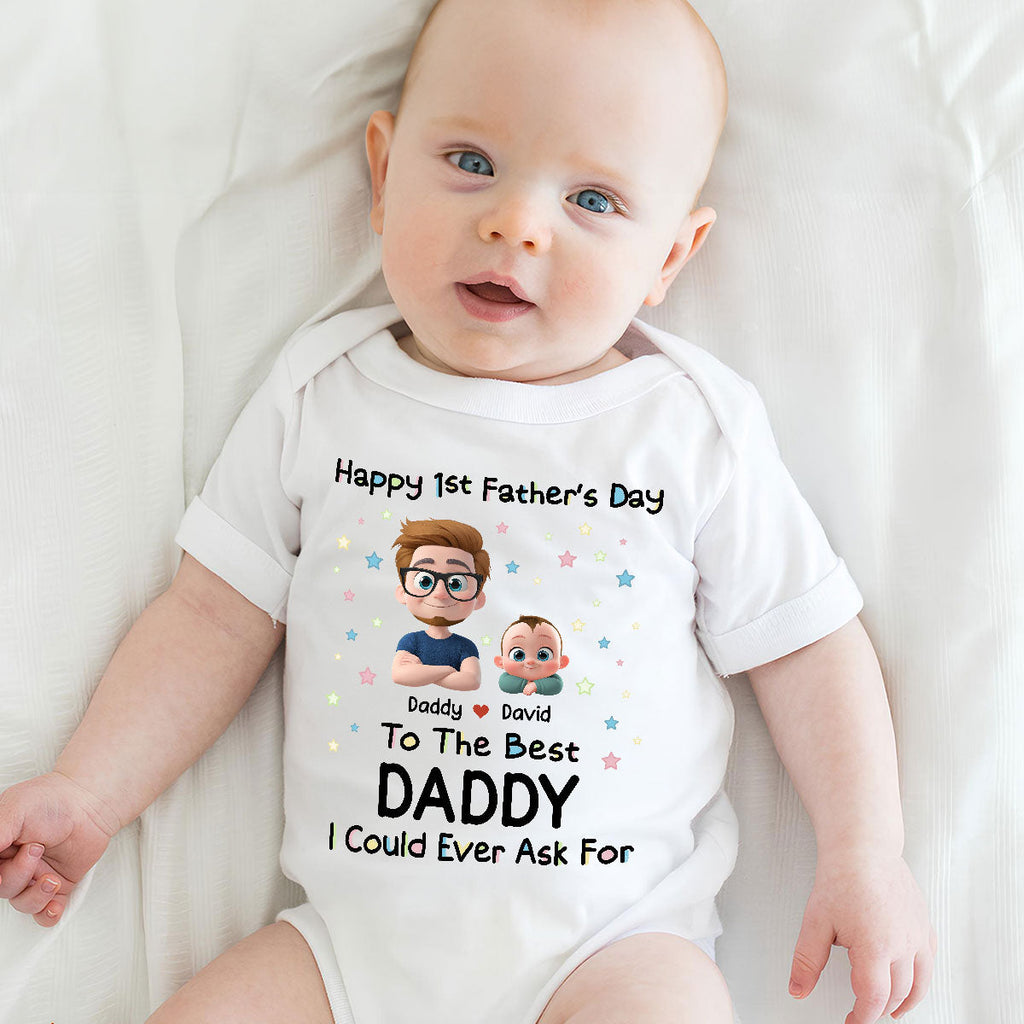 The Best Daddy - Personalized Baby Onesie