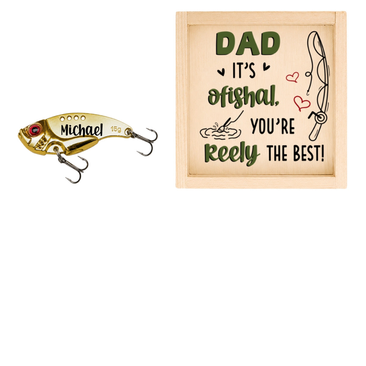 It's Ofishal 2 - Personalized Fishing Lure