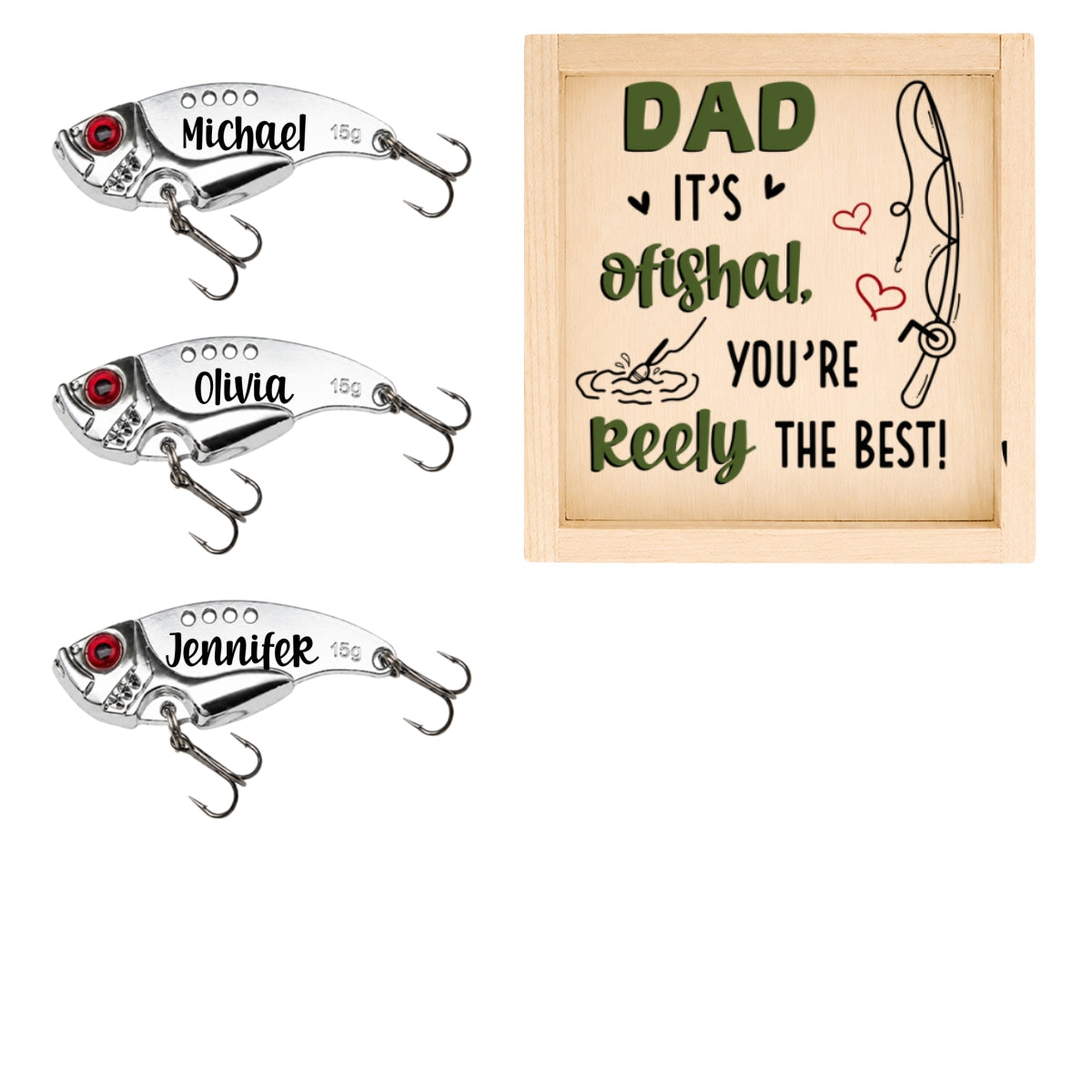 It's Ofishal 2 - Personalized Fishing Lure
