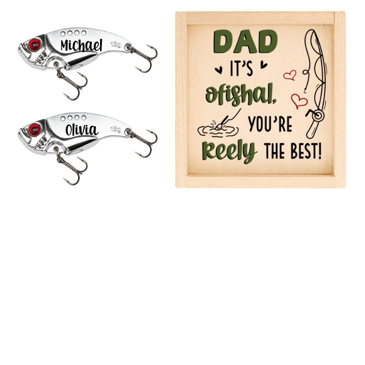 It's Ofishal 2 - Personalized Fishing Lure