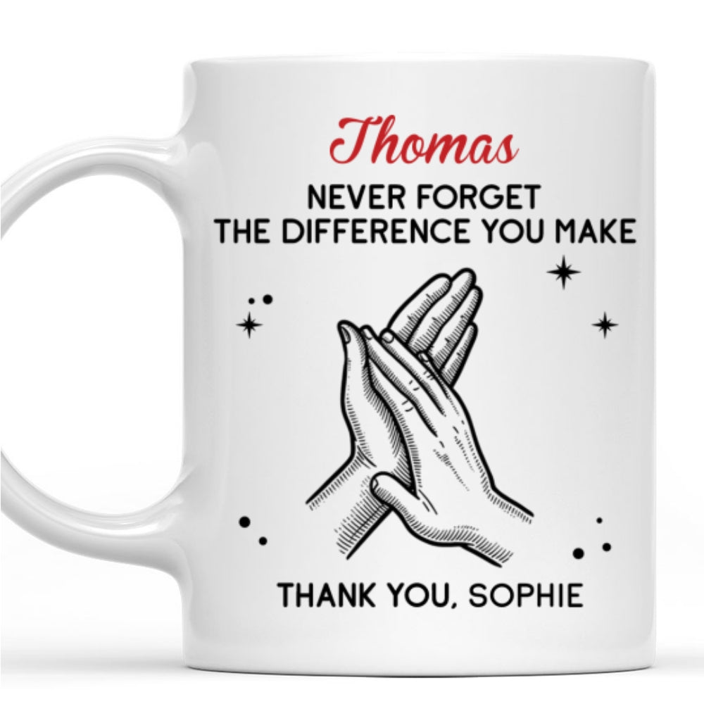 Custom Coworker, Christmas & Birthday Team Appreciation Gift • Thank You - Personalized Coffee Mug