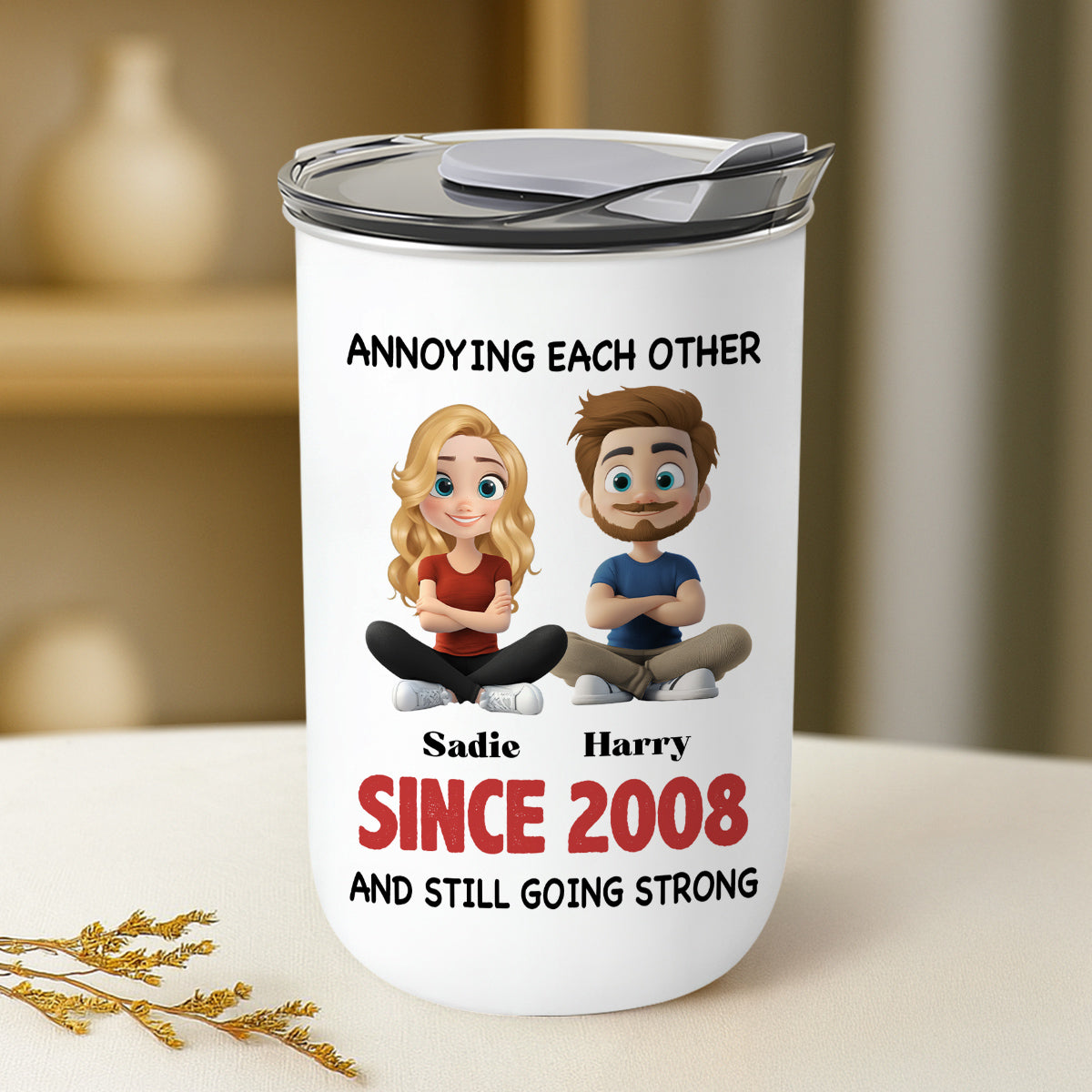 Custom Christmas Anniversary Gifts For Wife • Together Forever - Personalized 10oz Tumbler