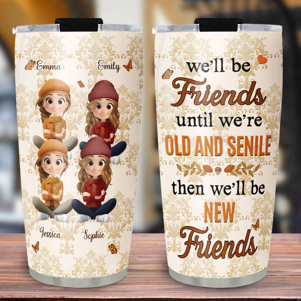 Custom Christmas Birthday Gifts For Best Friend • Besties For Life - Personalized Tumbler