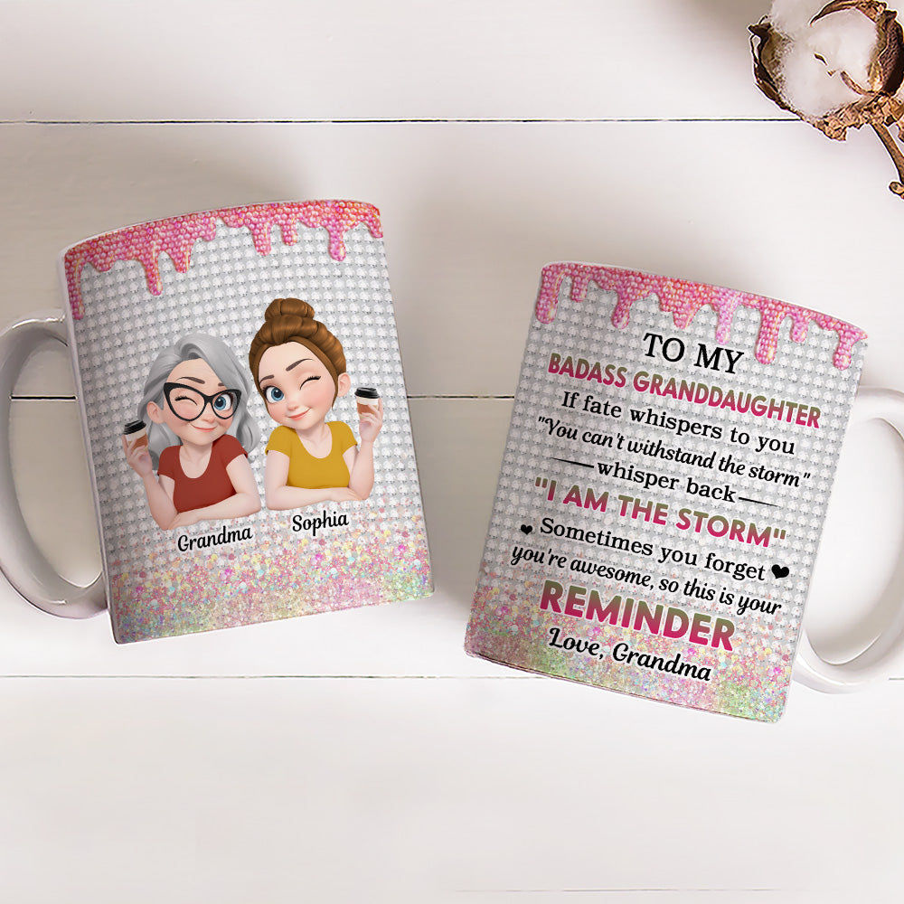 Custom Christmas & Birthday Gift for Daughter • Granddaughter Who Breaks Barriers - Personalized Coffee Mug