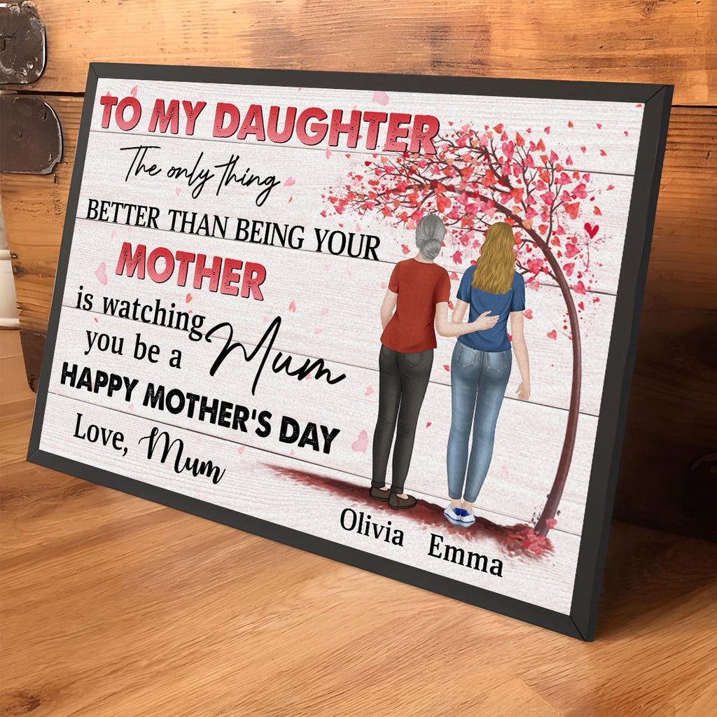 To My Daughter - Personalized Poster