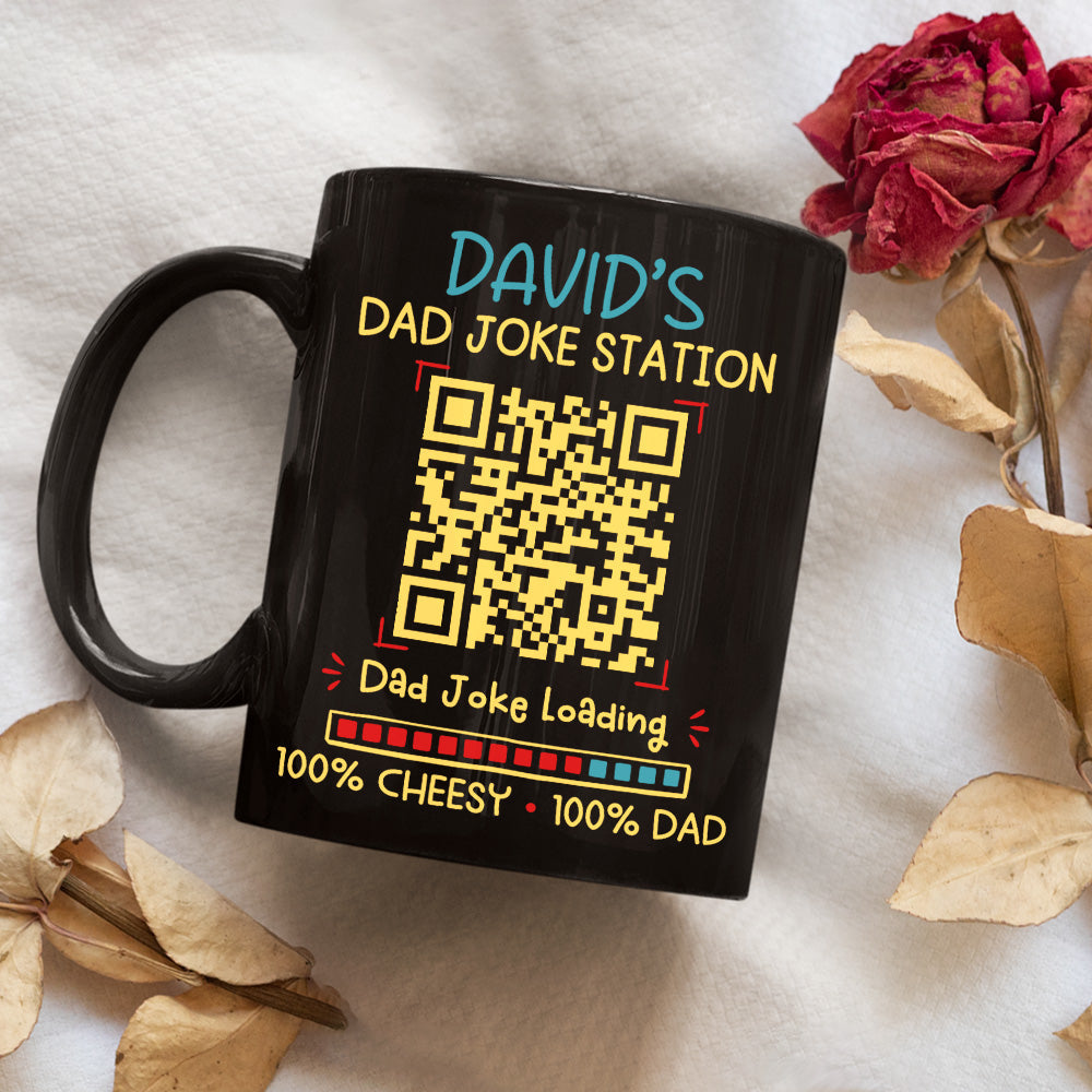 Custom Christmas & Birthday Gift for Dad • Cheesy Dad Joke - Personalized Coffee Mug