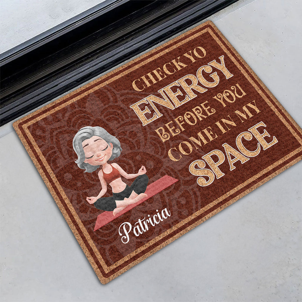 Breathe In Breathe Out - Personalized Doormat