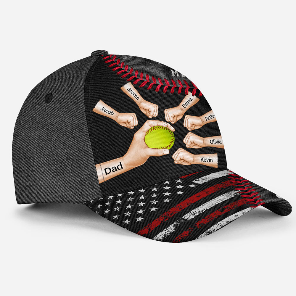 Baseball Love From My Favorite Player - Personalized Classic Cap