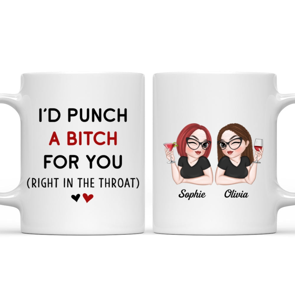 Custom Best Friend, Christmas & Birthday Friendship Keepsake Gift • My Best Friend - Personalized Coffee Mug