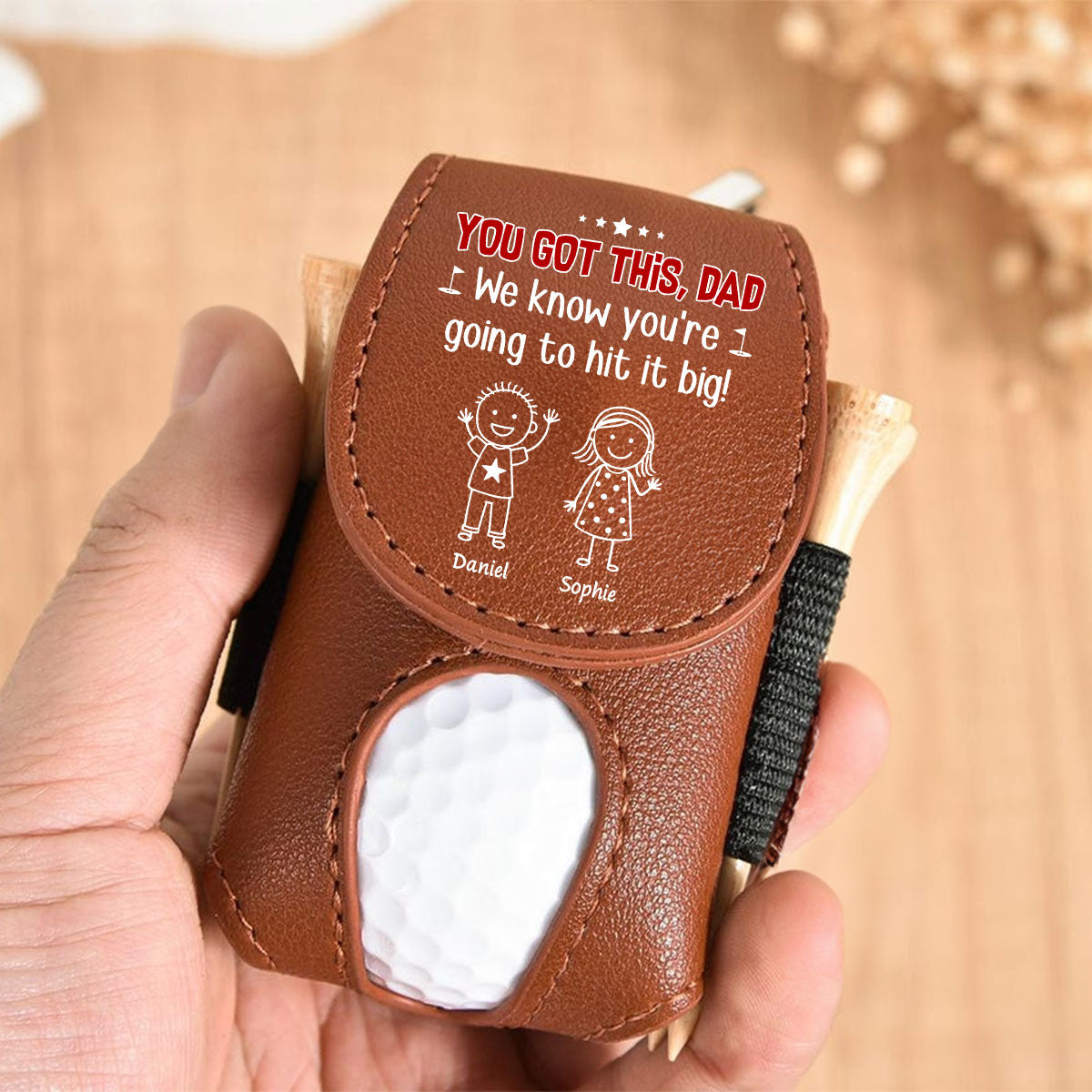 You Are Going To Hit It Big - Personalized Golf Ball Bag