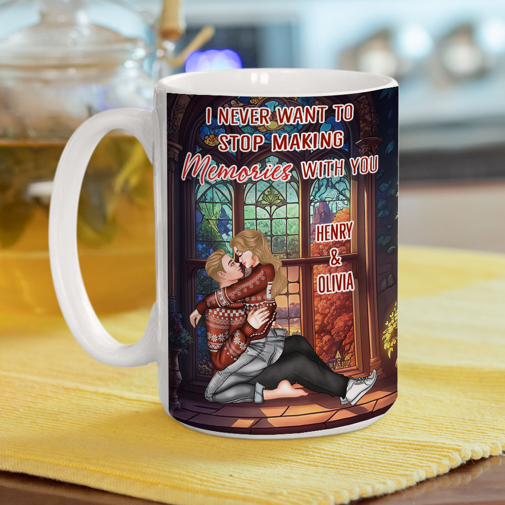 Custom Christmas & Birthday Keepsake Gift • I Love You More With Each Passing Year - Personalized Coffee Mug