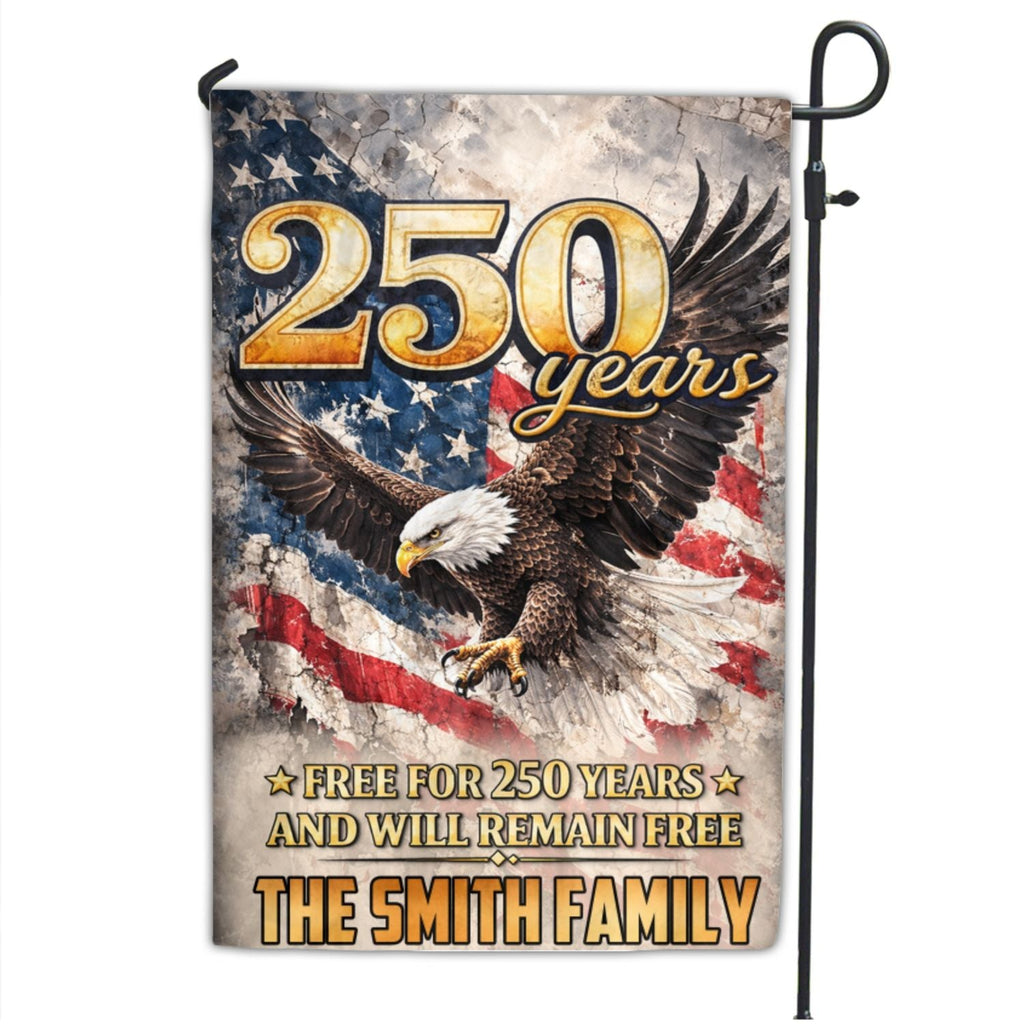 Free Now And Ever - Personalized Flag