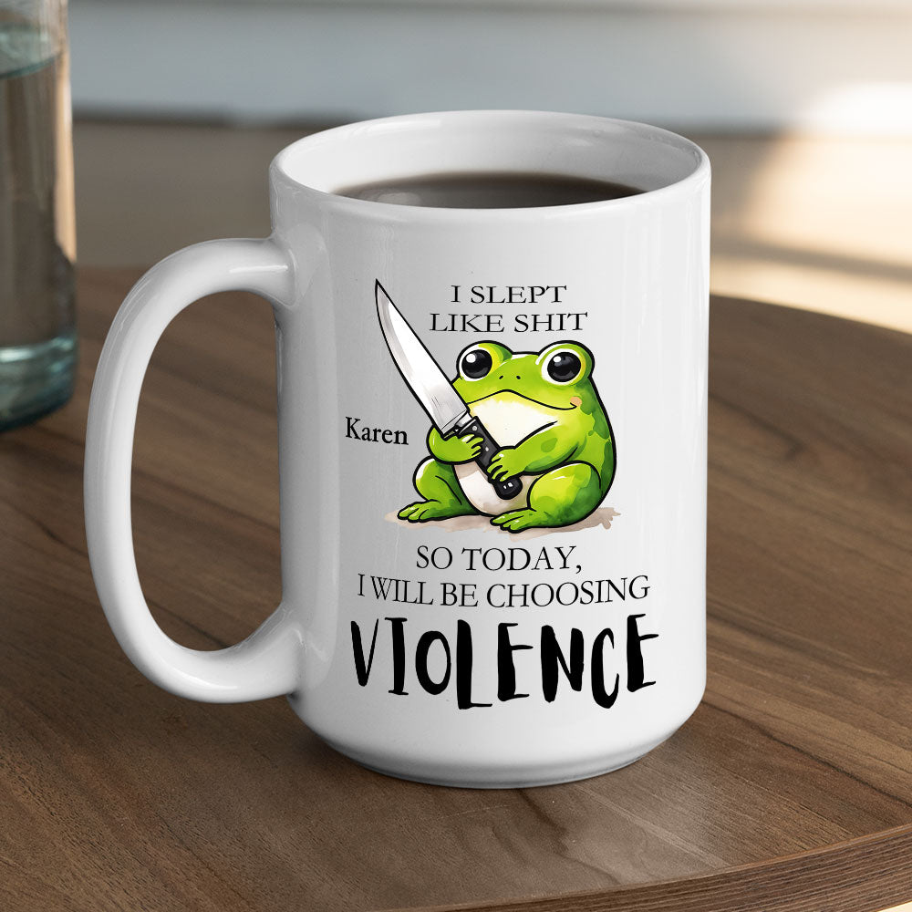 Custom Coworker, Christmas & Birthday Team Appreciation Gift • Looks Like Chaos Is On The Menu Today - Personalized Coffee Mug