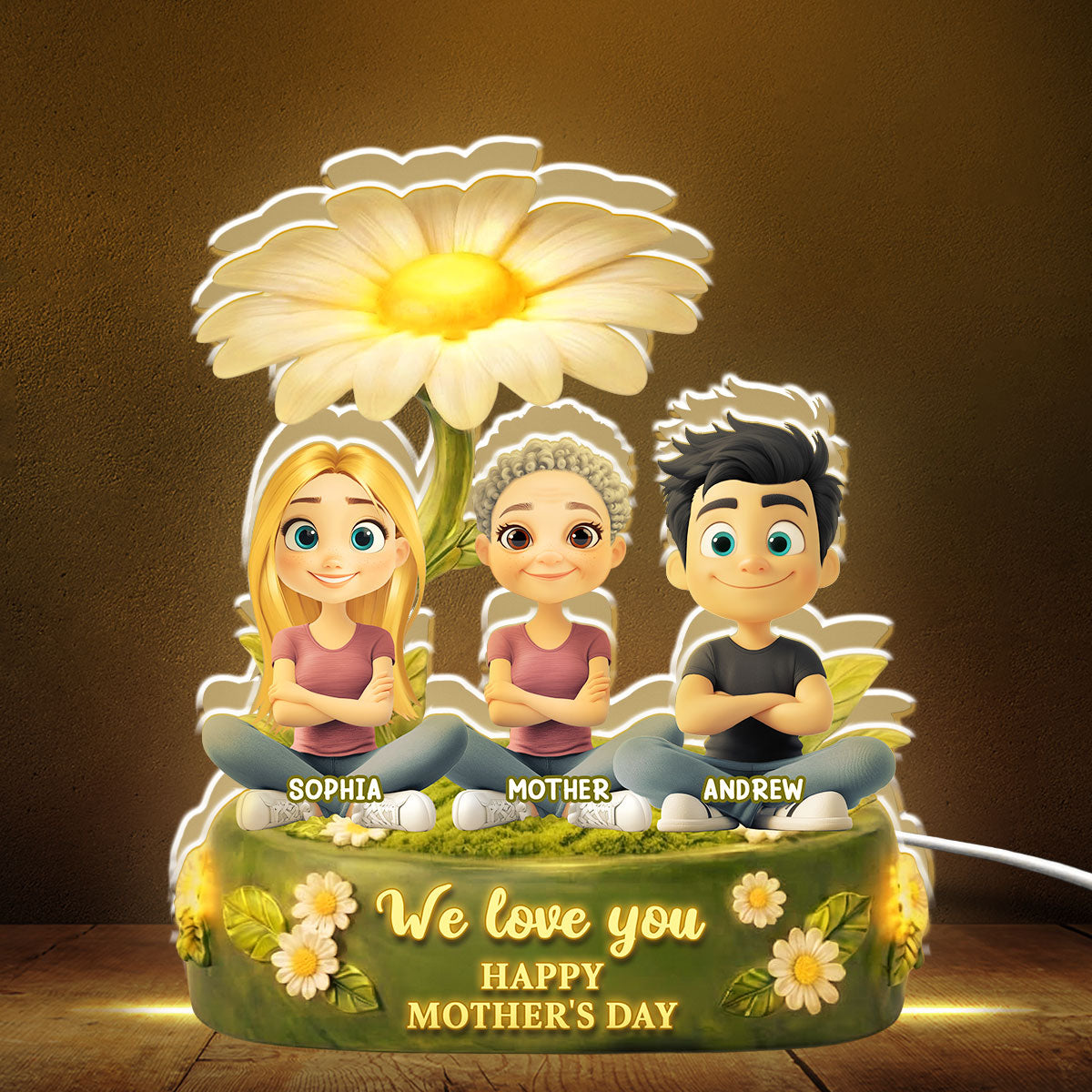 We Love You - Personalized Light Box