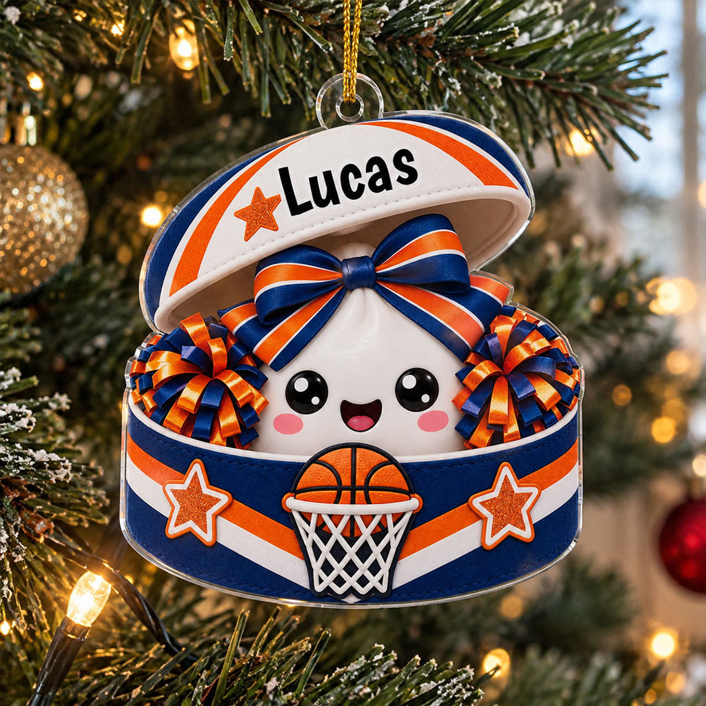 Custom Family Ornament, Christmas Gift for Family Members •  Little Holiday Spirit - Personalized Acrylic Ornament