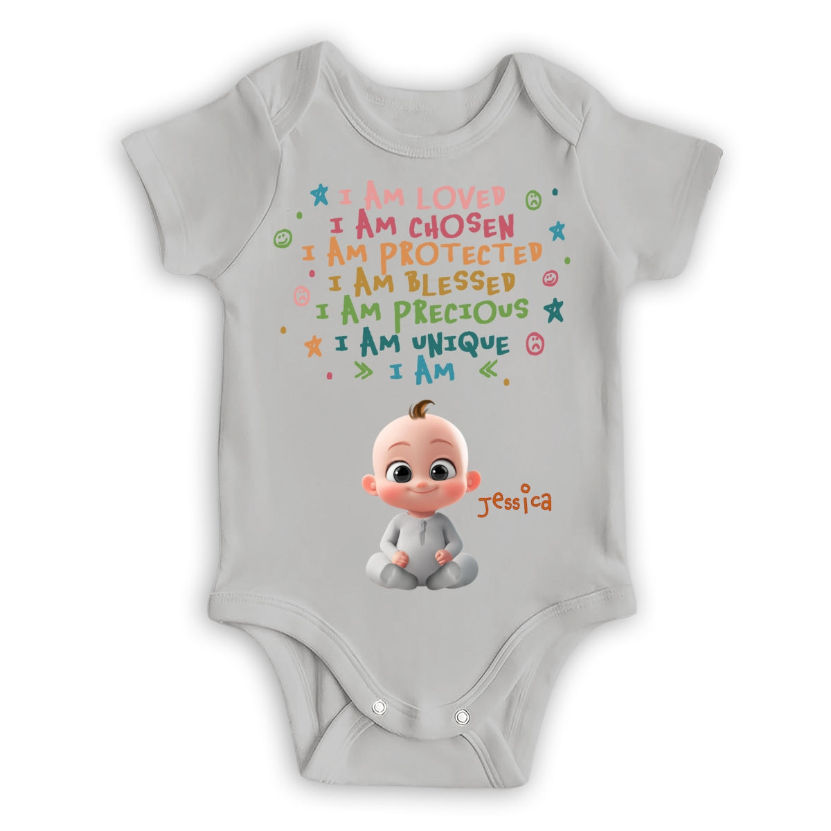 I am Loved - Personalized Baby Onesie