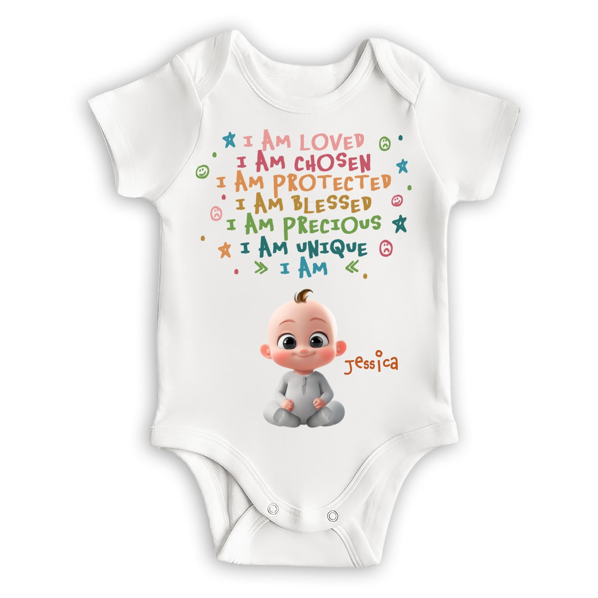 I am Loved - Personalized Baby Onesie