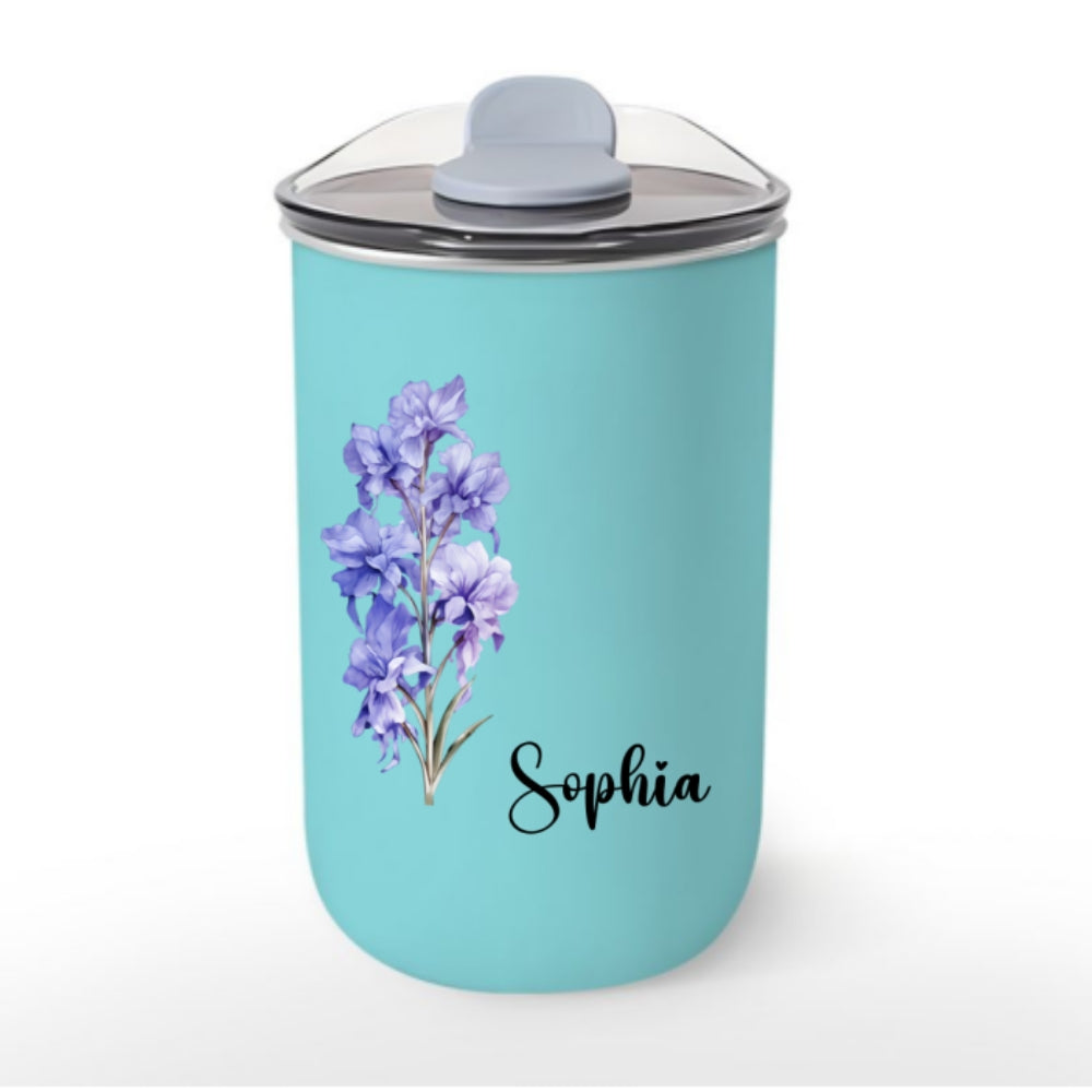 Custom Christmas Birthday Gifts For Best Friend • Birth Month Flower Gift - Personalized 10oz Tumbler