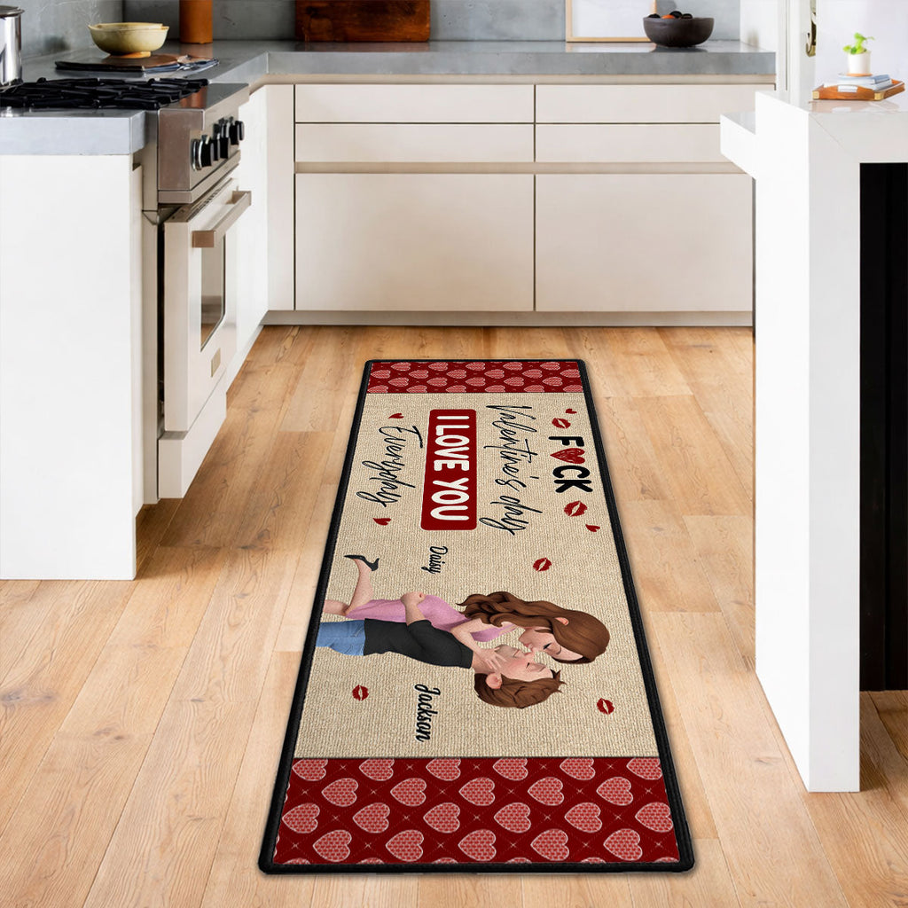 Custom Couple Rug, Anniversary Housewarming Gift For Wife Husband • Custom Couple Rug, Anniversary Housewarming Gift For Wife Husband • Endless Love - Personalized Runner Rug