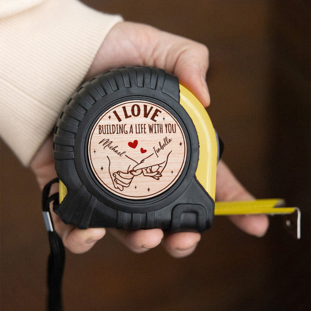 Building Love - Personalized Tape Measure