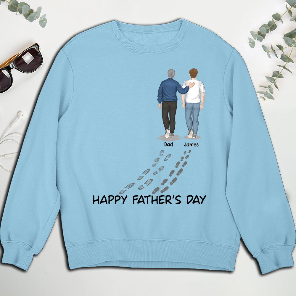 Custom Father's Day, Special Gift for Dad & Grandpa • My Dad Is My Hero - Personalized Shirt