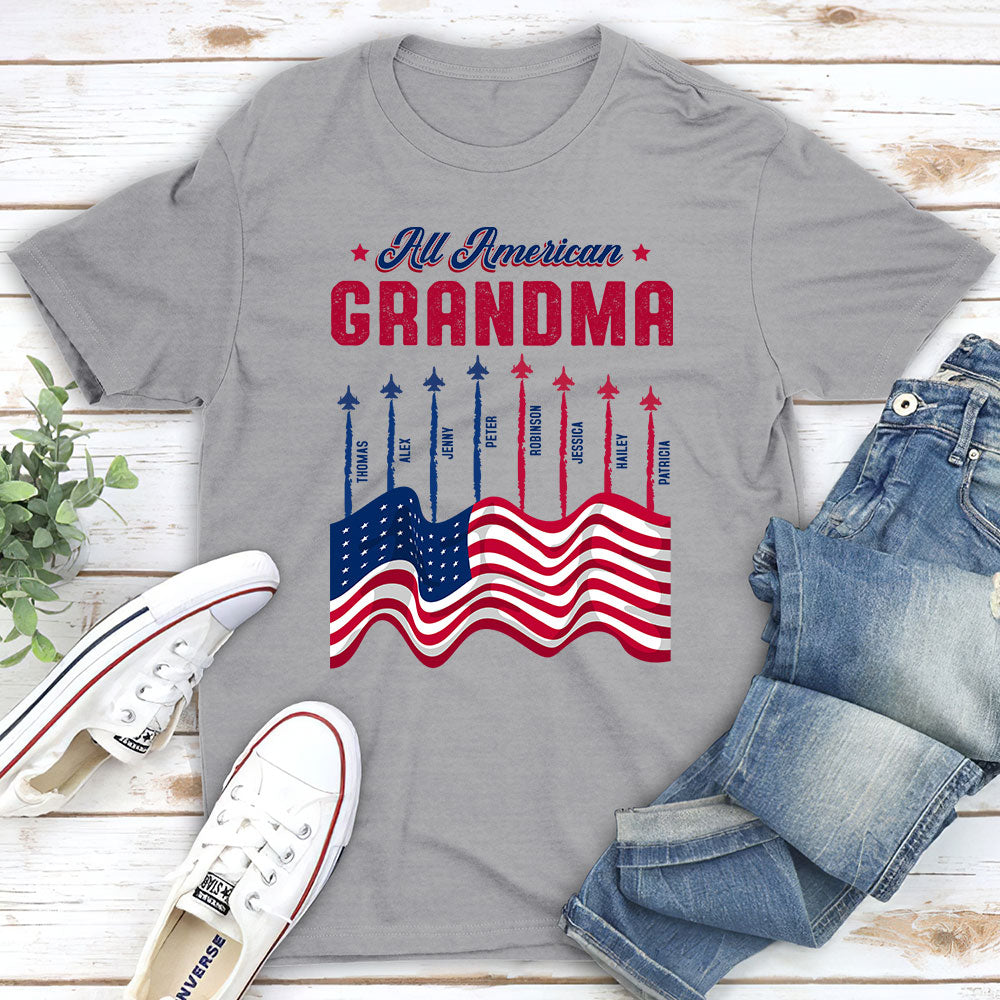 Custom Christmas & Birthday Gift for Grandma • Party In USA - Personalized Shirt