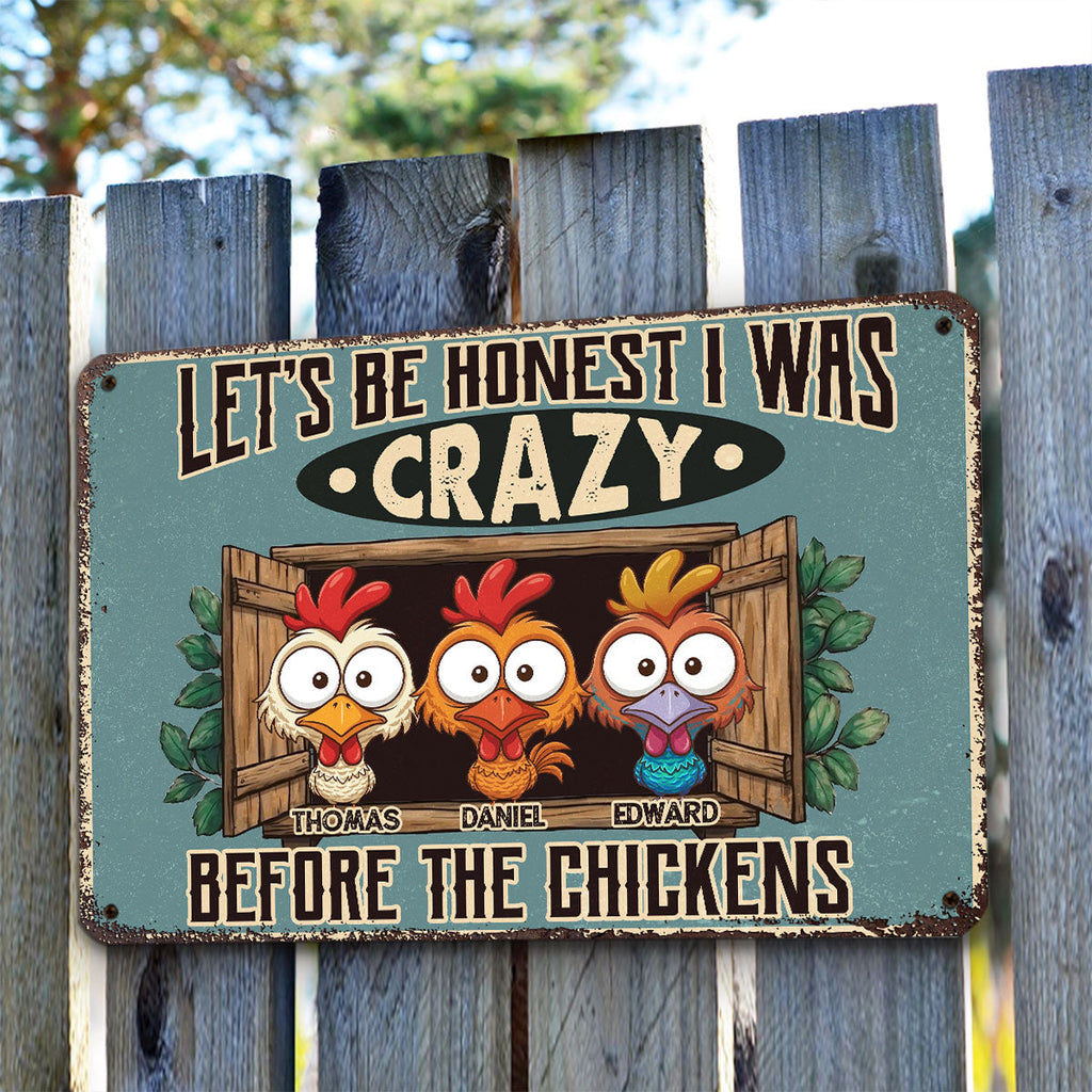 Custom Home & Wall Decor, Birthday & Christmas Gift • I Was Fine Before - Personalized Metal Sign