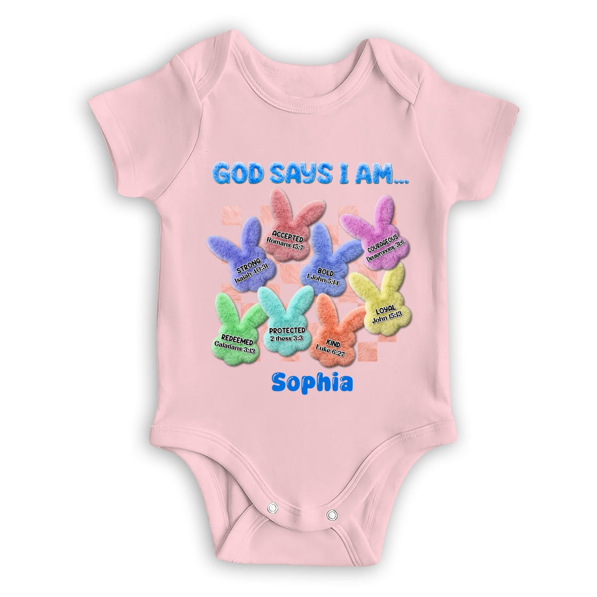Easter Bible - Personalized Baby Onesie