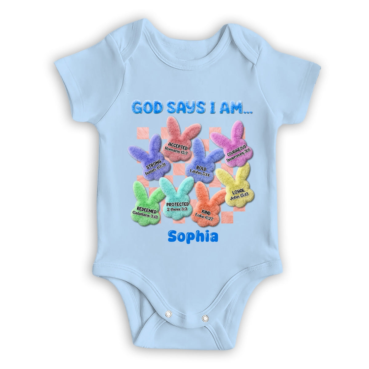 Easter Bible - Personalized Baby Onesie