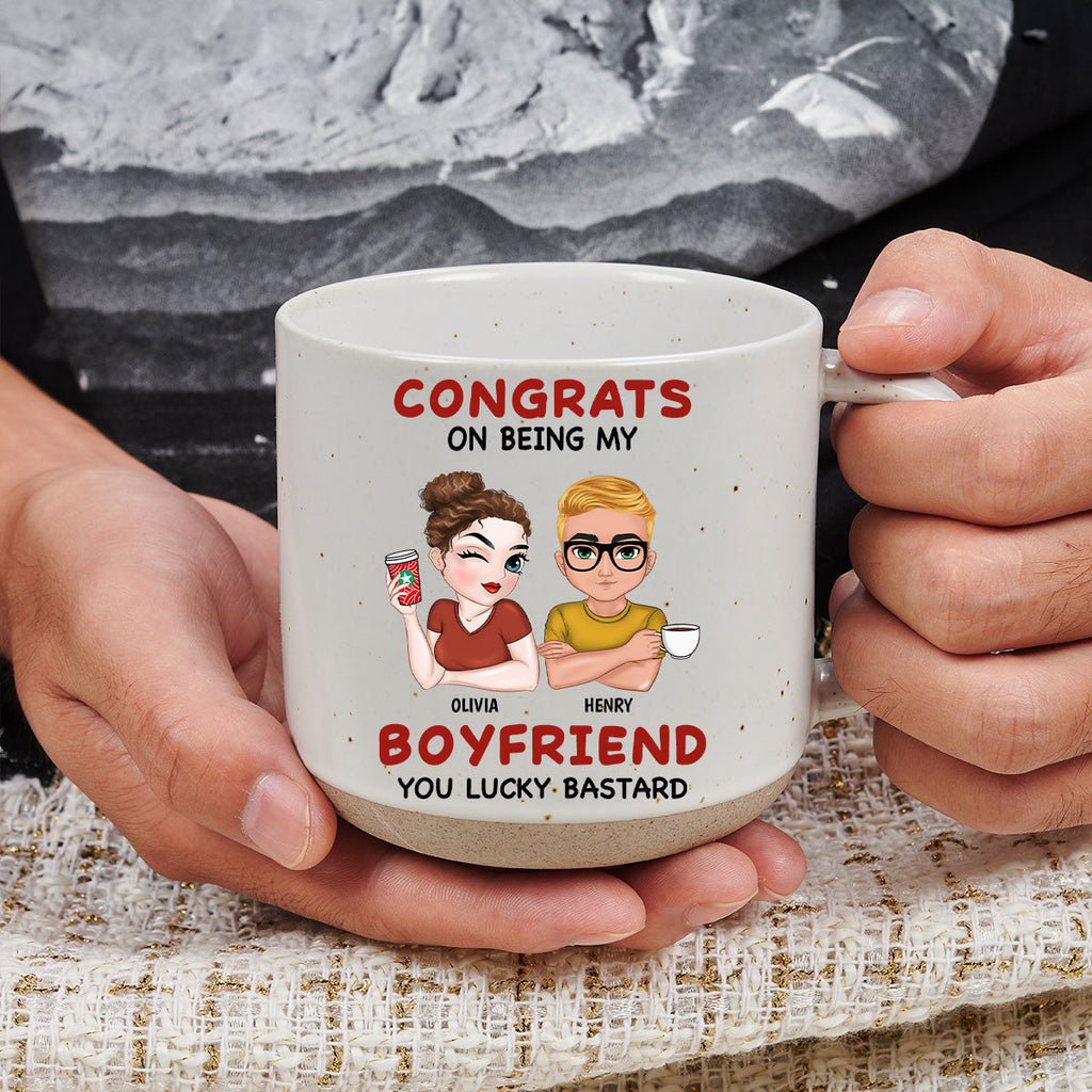 Custom Anniversary Keepsake Gifts For Couple • Always Love You - Personalized Pottery Mug