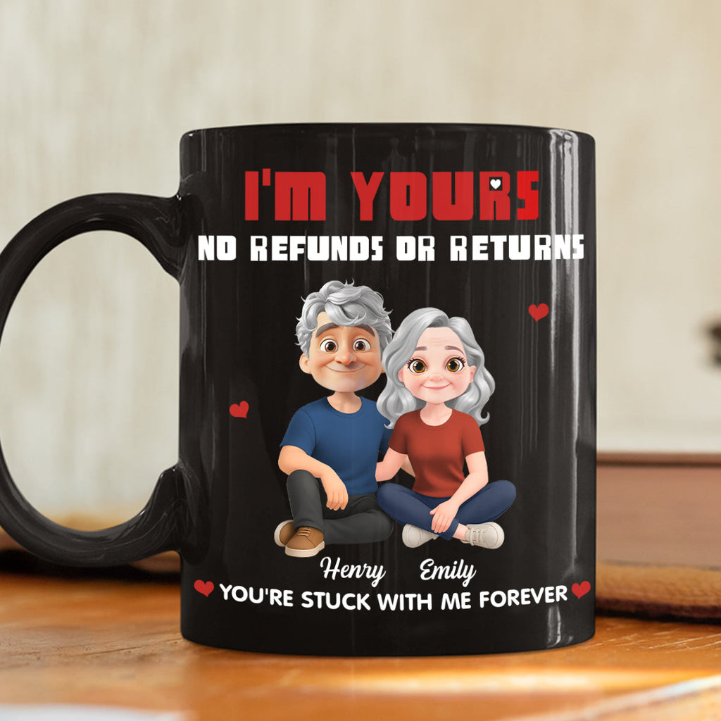 Custom Anniversary Keepsake Gifts For Couple • No Refunds Sorry About That - Personalized Coffee Mug