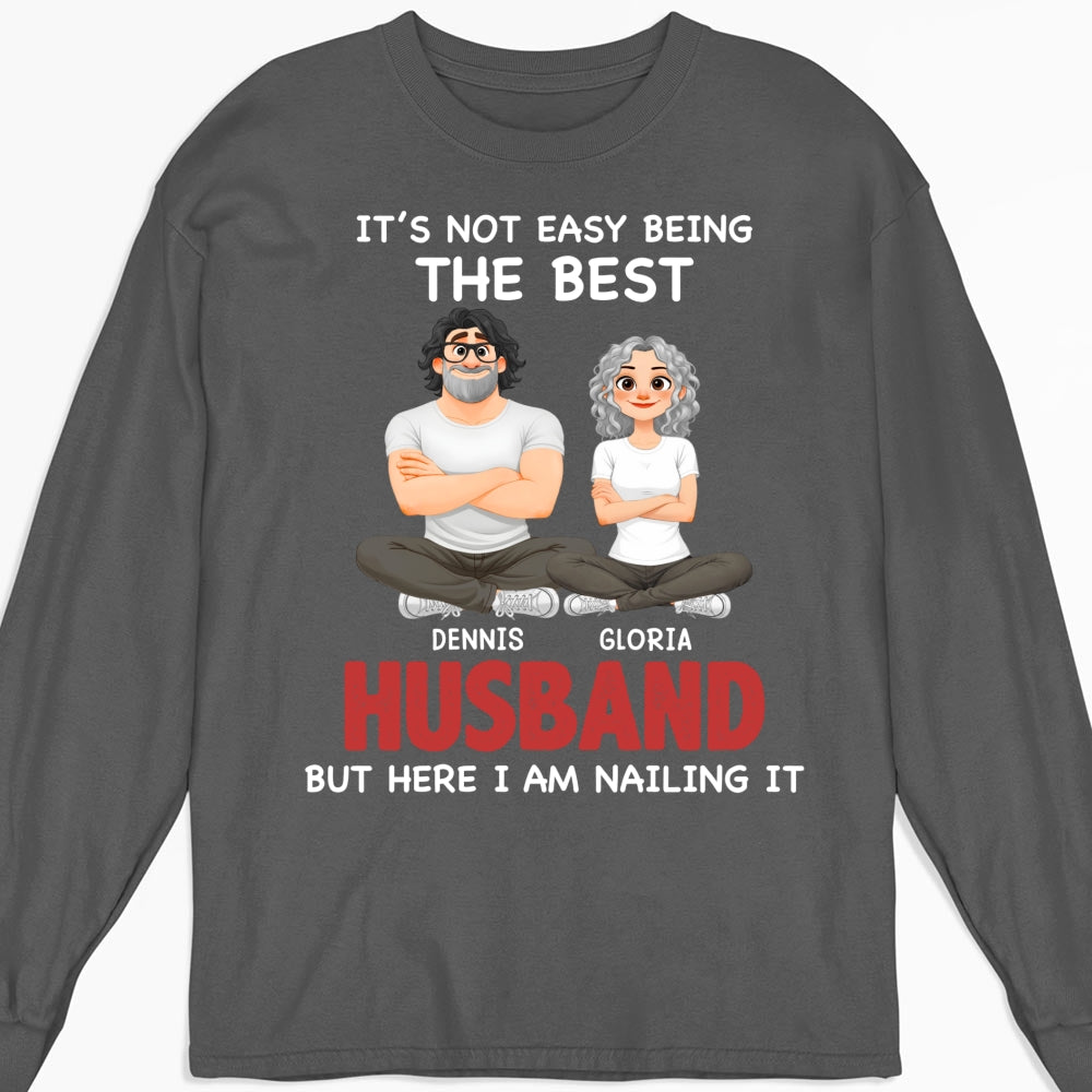 Custom Christmas Anniversary Keepsake Gifts For Husband • Being The Best Husband - Personalized Shirt