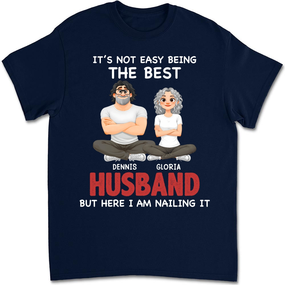 Custom Christmas Anniversary Keepsake Gifts For Husband • Being The Best Husband - Personalized Shirt