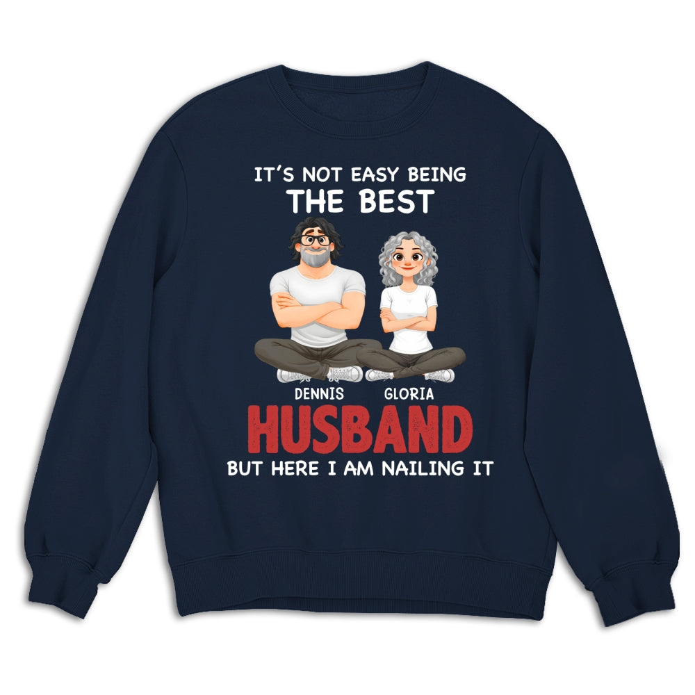 Custom Christmas Anniversary Keepsake Gifts For Husband • Being The Best Husband - Personalized Shirt