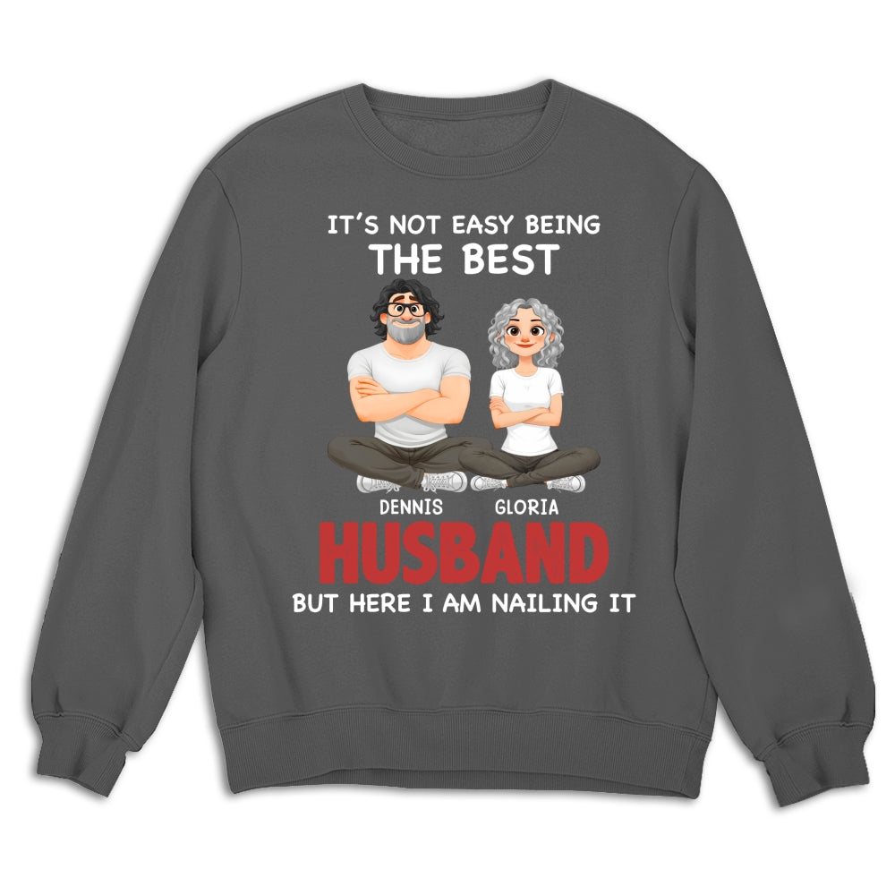 Custom Christmas Anniversary Keepsake Gifts For Husband • Being The Best Husband - Personalized Shirt