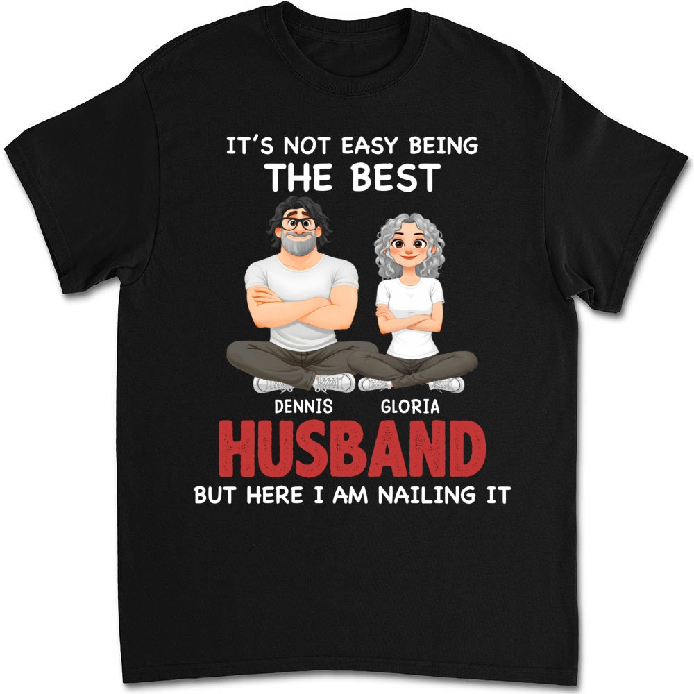 Custom Christmas Anniversary Keepsake Gifts For Husband • Being The Best Husband - Personalized Shirt