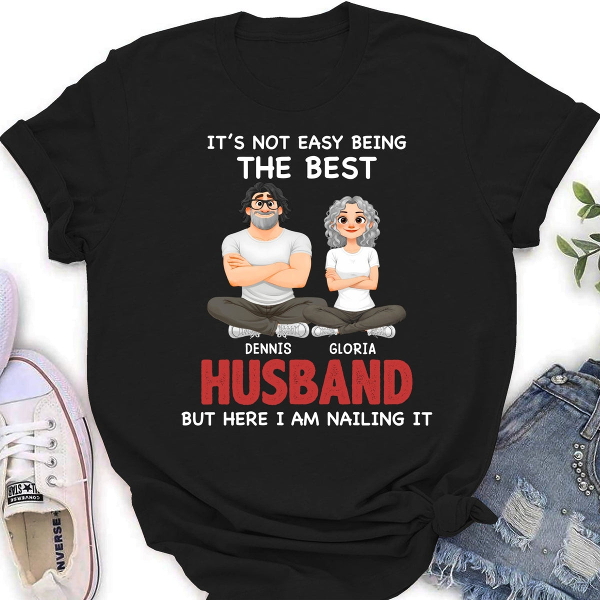 Custom Christmas Anniversary Keepsake Gifts For Husband • Being The Best Husband - Personalized Shirt