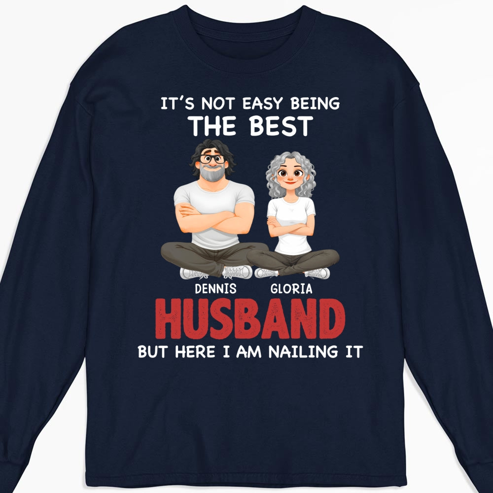 Custom Christmas Anniversary Keepsake Gifts For Husband • Being The Best Husband - Personalized Shirt