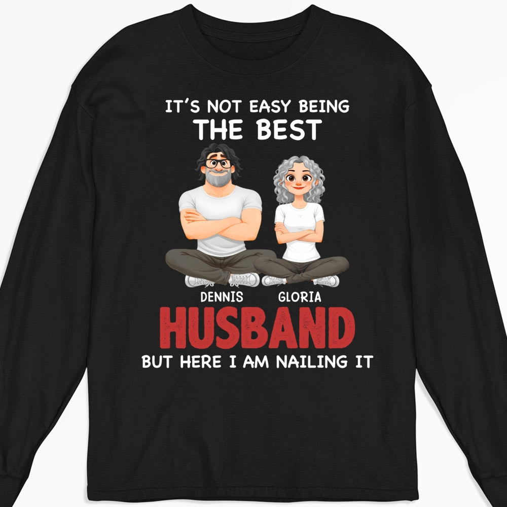 Custom Christmas Anniversary Keepsake Gifts For Husband • Being The Best Husband - Personalized Shirt