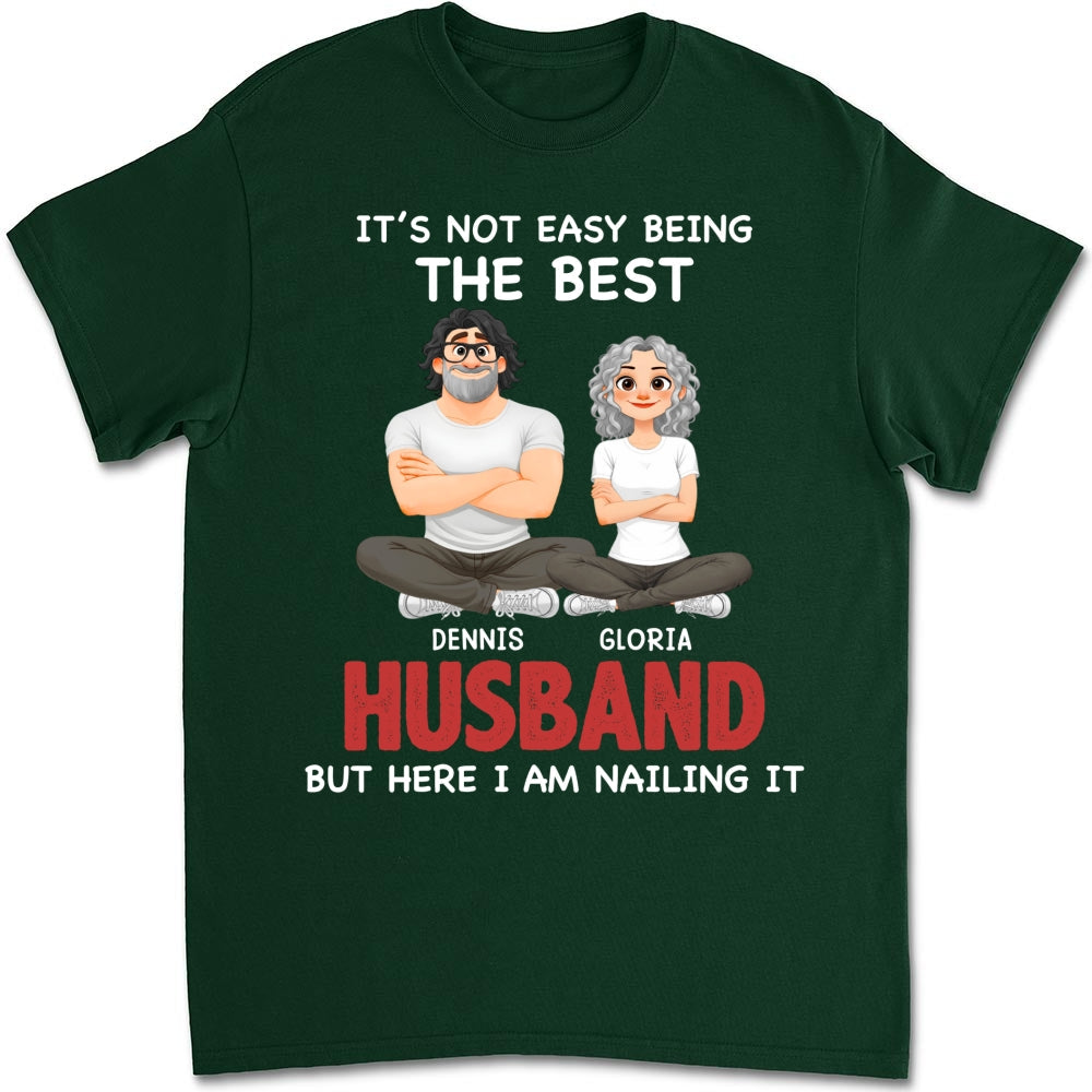 Custom Christmas Anniversary Keepsake Gifts For Husband • Being The Best Husband - Personalized Shirt