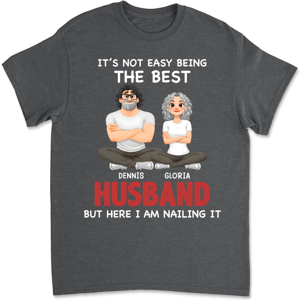 Custom Christmas Anniversary Keepsake Gifts For Husband • Being The Best Husband - Personalized Shirt