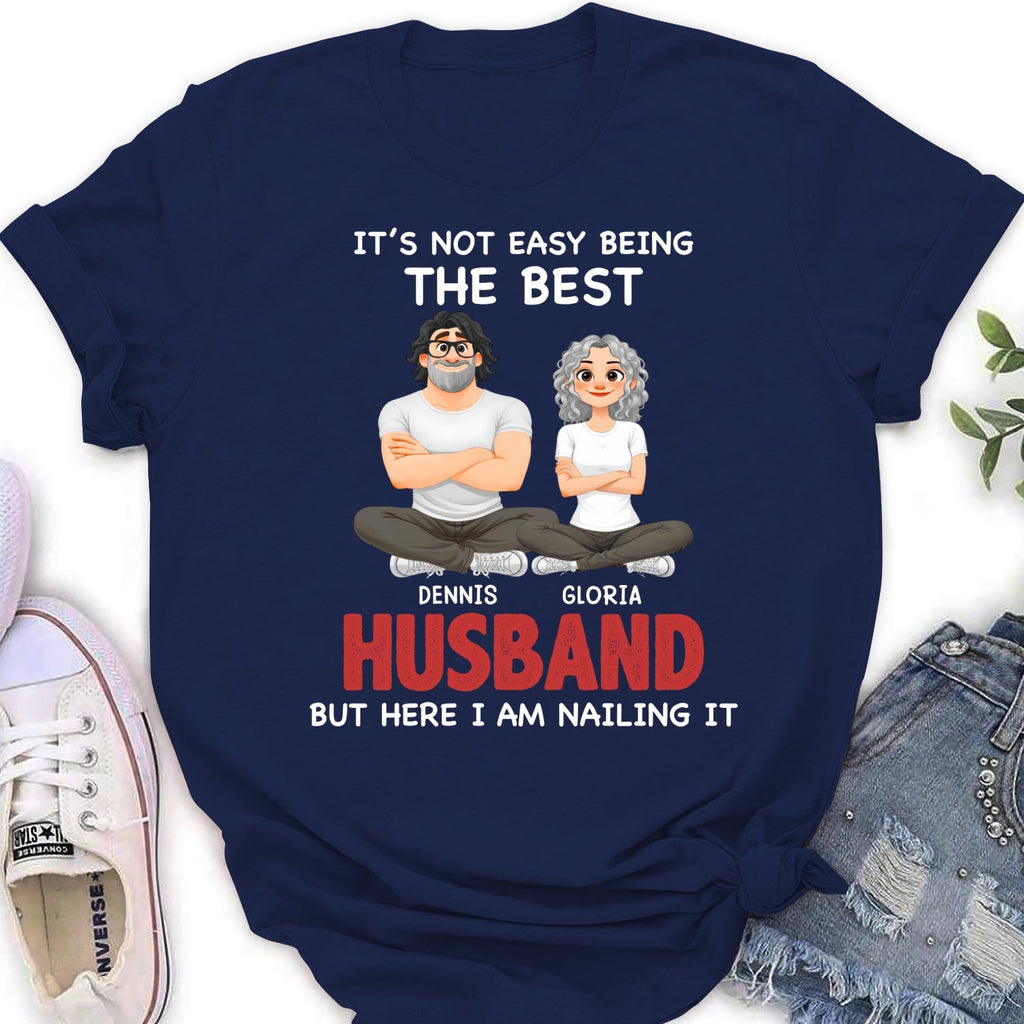 Custom Christmas Anniversary Keepsake Gifts For Husband • Being The Best Husband - Personalized Shirt