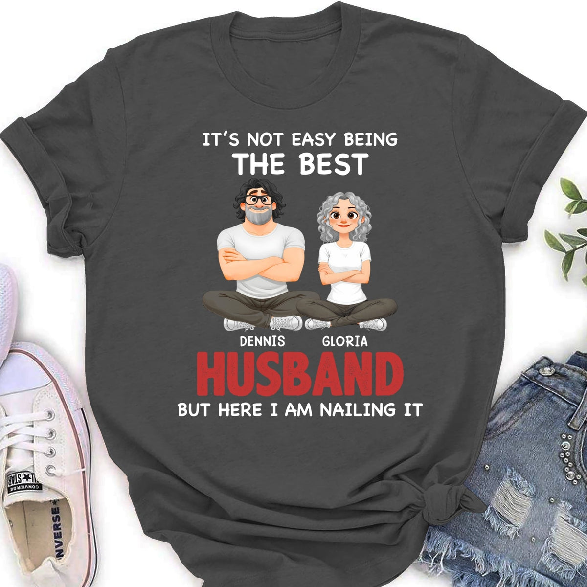 Custom Christmas Anniversary Keepsake Gifts For Husband • Being The Best Husband - Personalized Shirt